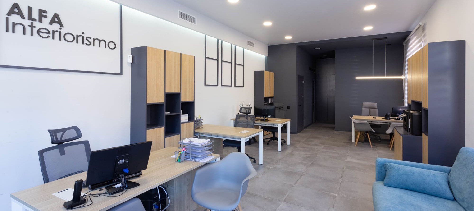Reforma integral de oficina moderna en Benidorm